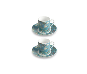 Vincent van Gogh porcelain espresso cups