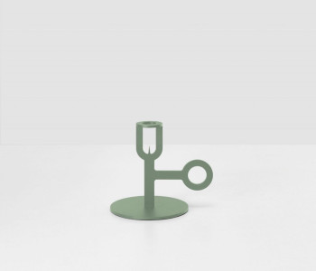 Carry On candle holder in the color green