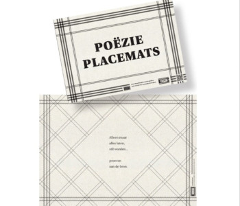 Poëzie Placemats van Plint bestel je bij hollanddesignandgifts.com
