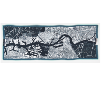 City scarf Barents Urban Fabric city map