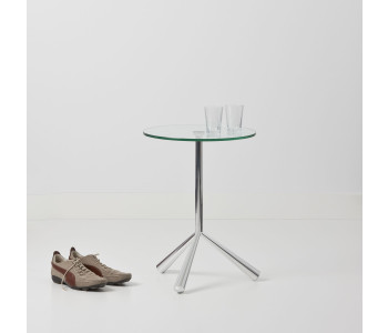 Glass designer tables Tripodii Cascando
