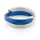 Clic A1 Bracelet matt silver - blue
