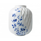 Vase Blue Fold XL 25 cm by Heinen