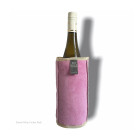 Sheepskin Wine Cooler Pink Wooler by Kywie