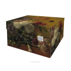 Dutch Design Storage Box Golden Still Life - 40 x 31 x 21 cm 