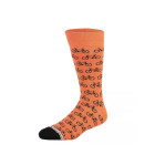 Bike socks orange from Heroes on Socks - size 41-46