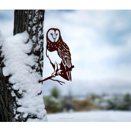 Metal bird Owl by Metalbird: a nice garden decoration gift 