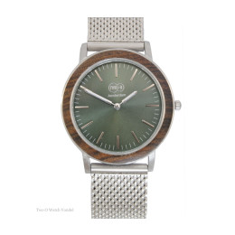 Brass Tube watch D38 with brown laether strap, Piet Hein Eek design for LEFF amsterdam, stylish design watch 