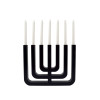 This Menorah is a modern version of the seven-armed candlestick already found in the Bible