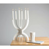 CCCLX dinner candlestick by Buro Bruno in white steel at hollanddesignandgifts.com