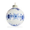 Delft blue Chistmas balls 6 cm by Royal Delft for a charming Christmas tree