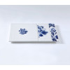 Blue D1653 Versatile Plain porseleinen tegel om bijvoorbeeld sushi op te serveren