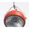No.5 Vintage Hanglamp Koplamp rood met donkergrijs snoer koop je bij hollanddesignandgifts.com/nl/