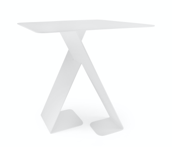 Achterkant Dance tafeltje in wit van het Dutch design merk ignore