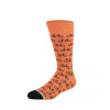 Fahrradsocken orange von Heroes on Socks - Größe 41-46
