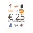 Geschenkgutschein Holland Design & Gifts - 25 Euro (per Post)
