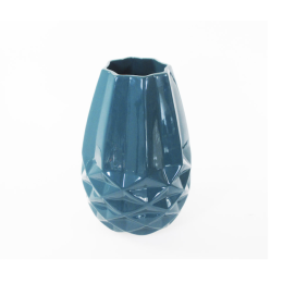 Diamant Vase S Fairtrade Original Weiß Facetten Small