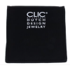 Schmuck von die Niederländische Marke CLIC by Suzanne wird geliefert in einem schwarzen Velours Tasche