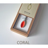 wOrk Löffel Halsketten aus farbigem Porzellan, ein Geschenk in korallrot 