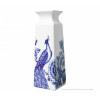 Delfter Blaue Vase - Pfau und Blumen Large - ein schönes Geschenk