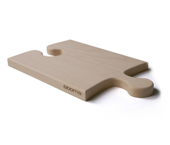 Puzzleboard OOOMS houten puzzel stuk als snijplank of kaasplank 