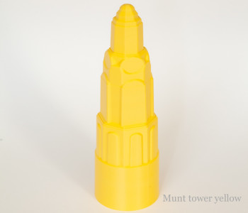 Munttoren geel van Sandmarks zandbak speelgoed koop je bij hollanddesignandgifts.com/nl/