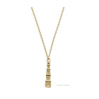 Westertoren ketting Amsterdam, Riverstones - 14 kt verguld 