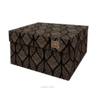 Dutch Design Opbergbox Cordoba Black 40 x 31 x 21 cm