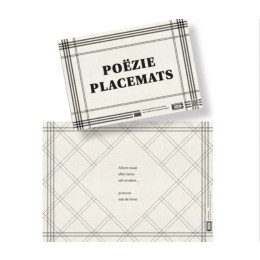 Poëzie placemats van Plint bestel je bij hollanddesignandgifts.com/nl/