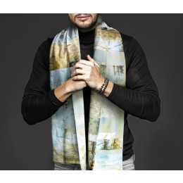 Winter shawl Van Gogh -bijzonder cadeau voor hem