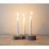 Sfeervol cadeau: Kaarsen standaard Hap gemaakt van beton incl. kaarsen