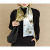 Zijde Shawl River Adventure met print van Jheronimus Bosch